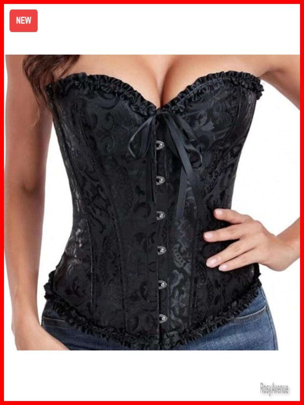 Lace Bustier Corset Top Vintage Shapewear Lingerie